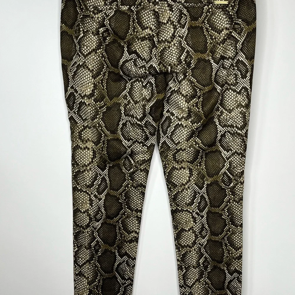 Michael‎ Kors Snakeskin Pattern Straight Leg Chino Pants Size 12